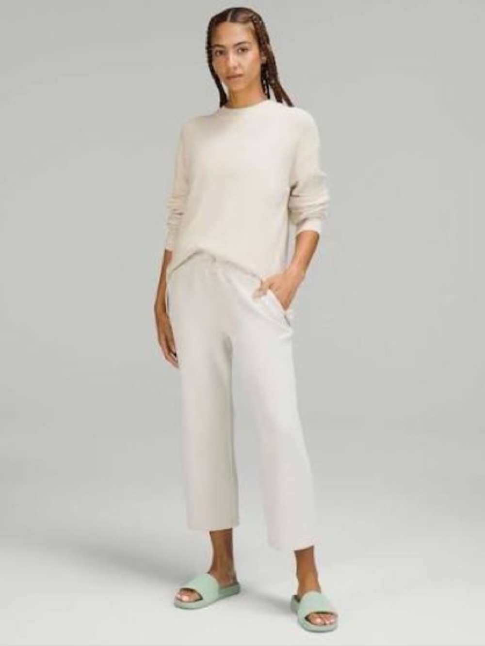 Lululemon Merino Wool-Blend Ribbed Crewneck Sweater